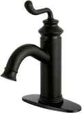 Kingston Brass LS5410RL Royale Bathroom Faucet, Matte Black, 5.88 x 5.06 x 9