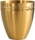 Ice Bucket, Stainless Steel Ice Bucket Home Wine Cooling Bucket - Party Outdoor Champagne Wine Chilling Bucket Ice Buckets For Parties(Gold)