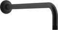 Kohler 10124-BL Shower Arm And Flange, Matte Black