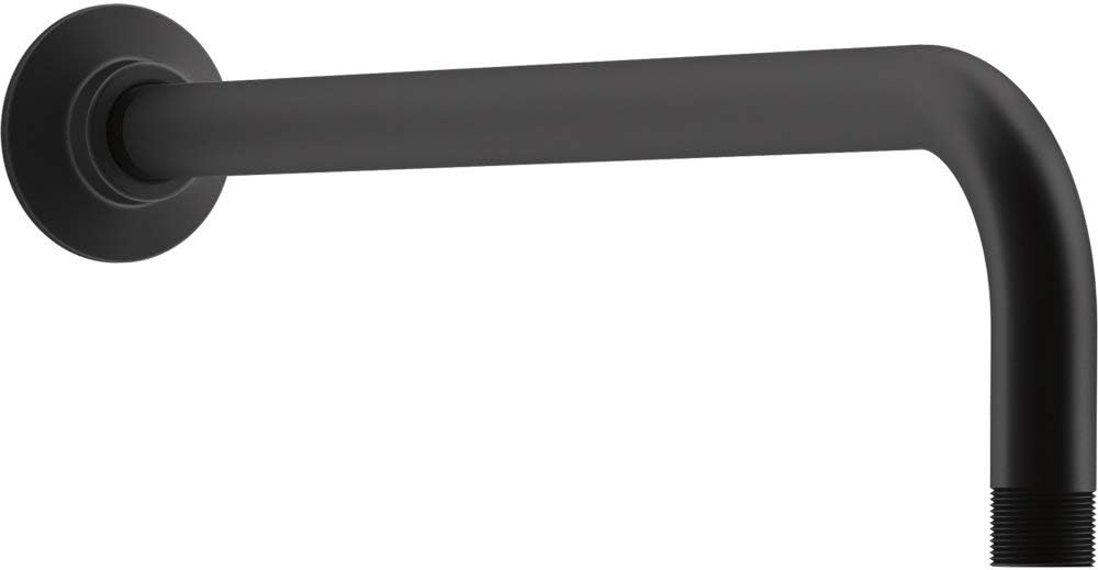 Kohler 10124-BL Shower Arm And Flange, Matte Black