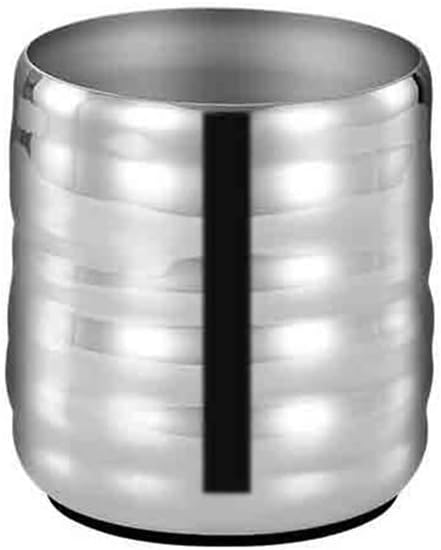 Ice Bucket, High-grade Stainless Steel Ice Bucket Thickened Bar Champagne Ice Storage Bucket Beer Bucket Ice Buckets For Parties(Silver)
