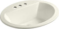 KOHLER Bryant 20-1/4' oval drop-in bathroom sink