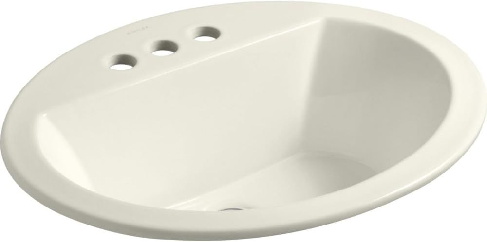 KOHLER Bryant 20-1/4' oval drop-in bathroom sink