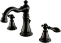 Kingston Brass FSC1975AL English Classic Widespread Lavatory Faucet, 5-5/16' Spout Reach, Oil Rubbed Bronze