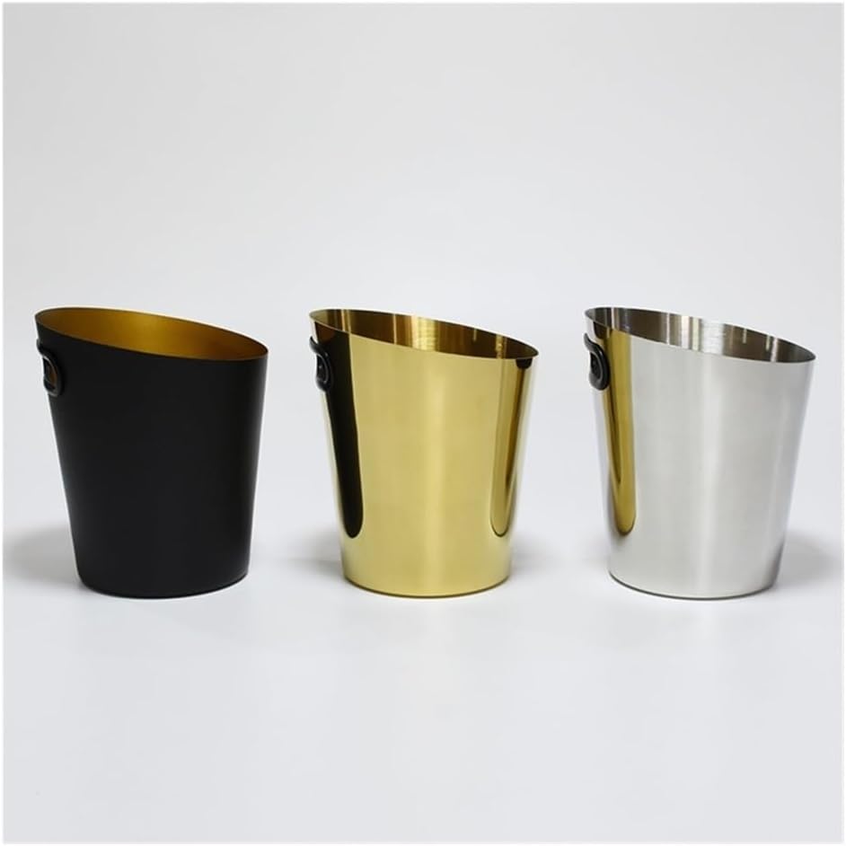 Ice Bucket, Stainless Steel Ice Bucket Cooler Whiskey Wine Bar Accessories Champagne Bucket Cooler Suitable for Cocktail Party Wine Bottle Restaurant Bar Party Ice Buckets For Parties(Gold)
