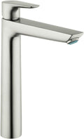 hansgrohe Talis E Modern 1-Handle 11-inch Tall Bathroom Sink Faucet in Brushed Nickel, 71717821