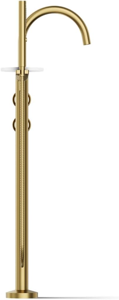 Kohler T77984-9-2MB Components Tub Faucets, Vibrant Brushed Moderne Brass
