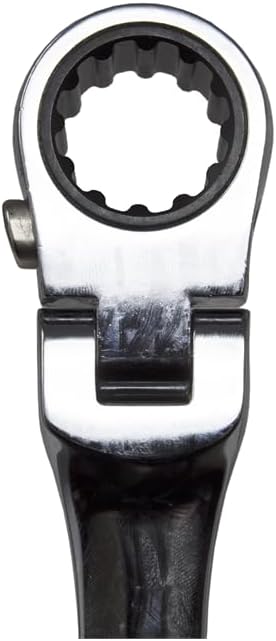 K Tool International XDDBM5120S Ratcheting Wrench Set, 120 Tooth Extra Long Flexible Design, Rotating Heads, Spline Plus Gear, Metric Sizes, Tight Access Work
