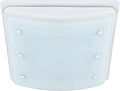 Good Housekeeping (90069) Buckingham 100 CFM 2.0 Sones Decorative Bathroom Ventilation Exhaust Fan with Light & Night-Light in Matte White