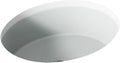 Kohler K-2881-95 1-Bowl Undermount Bathroom Sink w/Overflow Ice Grey