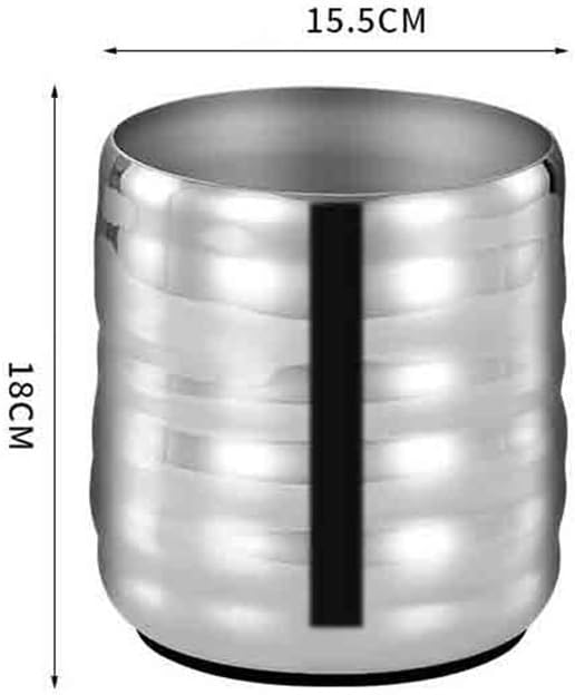 Ice Bucket, High-grade Stainless Steel Ice Bucket Thickened Bar Champagne Ice Storage Bucket Beer Bucket Ice Buckets For Parties(Gold)