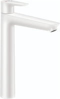 hansgrohe Talis E Modern Easy Install Easy Clean 1-Handle 1-Hole 11-inch Tall Bathroom Sink Faucet in Matte White, 71717701