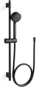 KOHLER K-35331-G-BL Elate® 28' Three-Function Handheld Shower Head with Hose Kit, 1.75 GPM, Adjustable Settings, Modern Design, Water Efficient, Matte Black