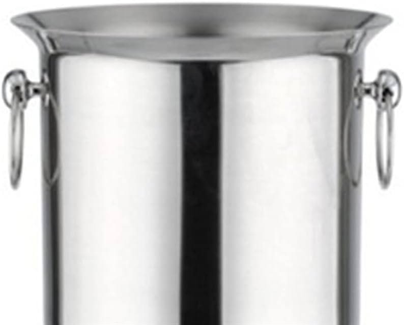 Ice Cube Champagne Bucket with Stand, Stainless Steel Double Wall Wine Chiller with Carrying Handle, Ice Buckets for Parties Festival Bar Outdoor or Indoor Use, 5L for Wine