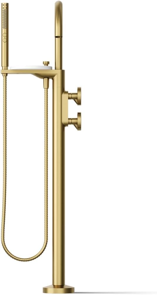 Kohler T77984-9-2MB Components Tub Faucets, Vibrant Brushed Moderne Brass