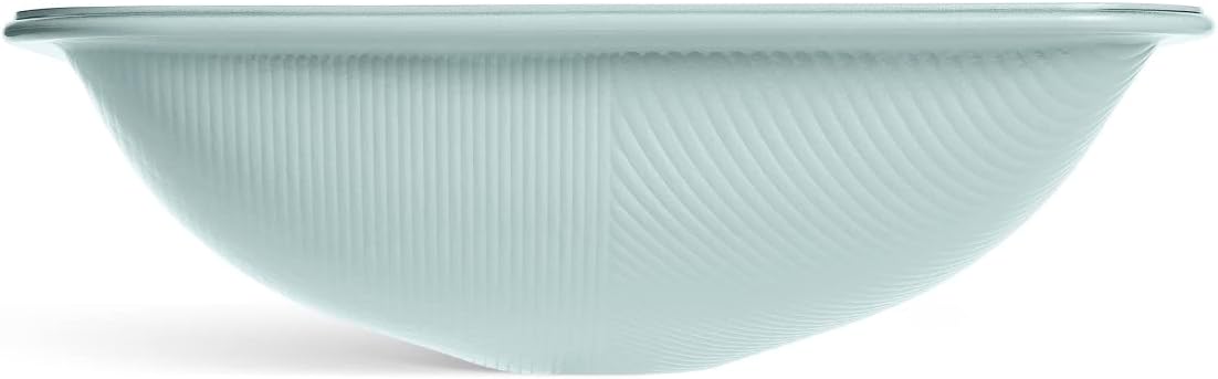 KOHLER K-28823-G2-B11 ARTIST EDITIONS Yepsen Collection Glass Undermount Bathroom Sink 17'' x 13''Rectangle Basin Opaque Dew