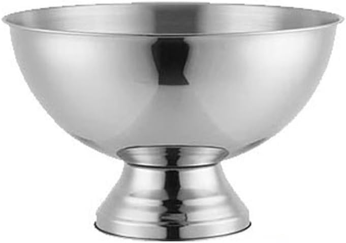 Ice Bucket, 13.5L Stainless Steel Insulated Metal Ice Bucket, Large Ice Buckets for Parties, Beverage Tub/Ice Bucket Champagne Buckets for Business and Family Party Ice Buckets For Parties(Silver)