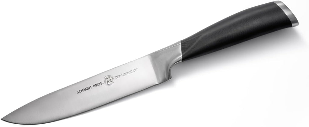Schmidt Brothers - Heritage 4-Piece Jumbo Steak Knife Set, High-Carbon German Stainless Steel Cutlery