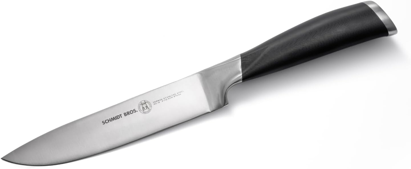 Schmidt Brothers - Heritage 4-Piece Jumbo Steak Knife Set, High-Carbon German Stainless Steel Cutlery