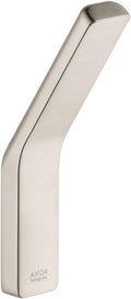 AXOR Hook Premium 1-inch Modern Towel Holder in Brushed Nickel, 42801820