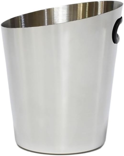 Iice Bucket, Stainless Steel Ice Bucket Cooler Whiskey Wine Bar Accessories Champagne Bucket Cooler Suitable for Cocktail Party Wine Bottle Restaurant Bar Party ,Ice Bucket for Parties(Silver)