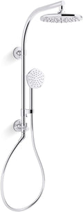 KOHLER 27118-G-CP Hydrorail-R Occasion Arch Shower Column Kit With Rainhead And Handshower 1.75 Gpm in Polished Chrome