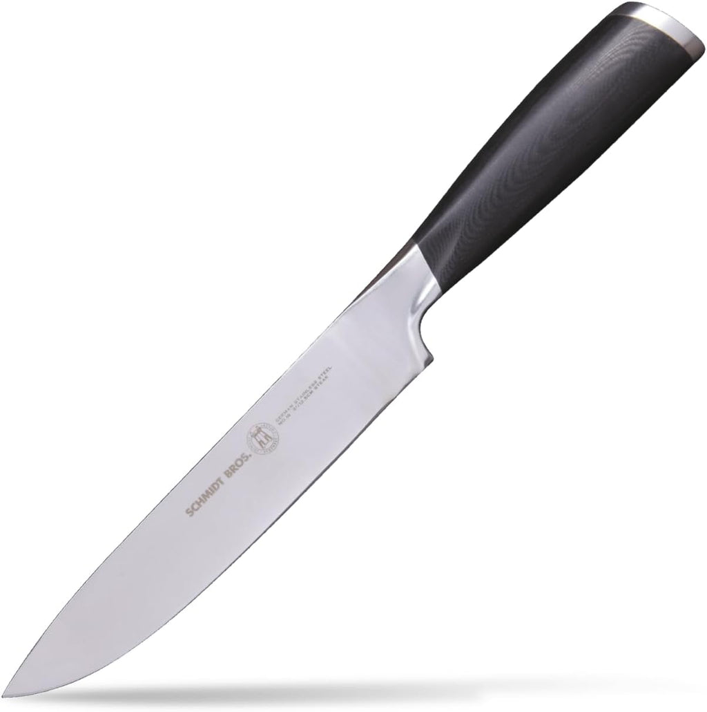Schmidt Brothers - Heritage 4-Piece Jumbo Steak Knife Set, High-Carbon German Stainless Steel Cutlery