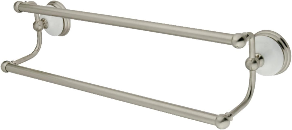 Kingston Brass BA11318SN Vintage Dual Towel-Bar, 18-Inch, Brushed Nickel