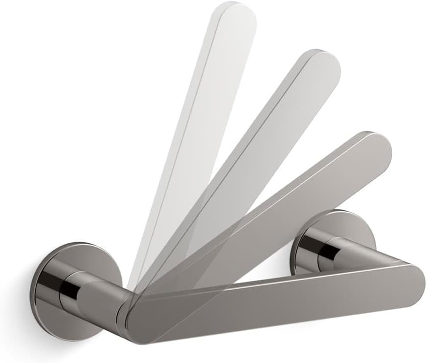 Composed Wall Mounted Pivoting Toilet Paper Holder