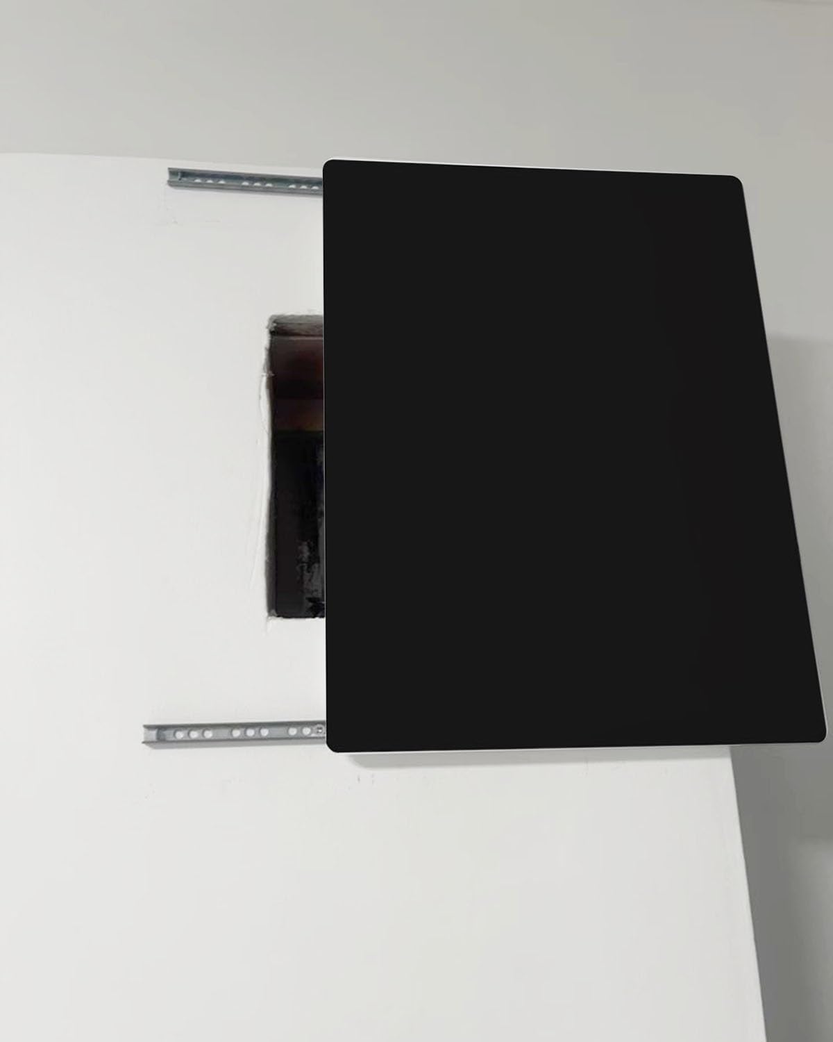 Decorative Sliding Fuse Box Cover, Hidden Painting Electrical Meter Box Cover for Living Room and Corridor