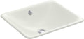 KOHLER 5400-NY Iron Plains Dual-Mount Bathroom Sink, Dune