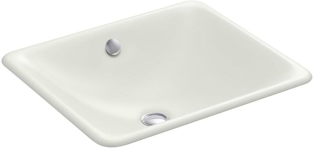 KOHLER 5400-NY Iron Plains Dual-Mount Bathroom Sink, Dune