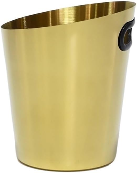 Ice Bucket, Stainless Steel Ice Bucket Cooler Whiskey Wine Bar Accessories Champagne Bucket Cooler Suitable for Cocktail Party Wine Bottle Restaurant Bar Party Ice Buckets For Parties(Gold)