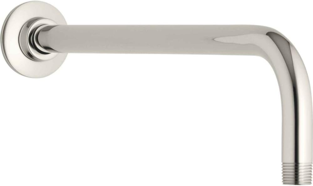 Kohler K-10124-SN Right Angle Showerarm, Vibrant Polished Nickel