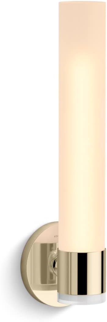 Kohler 32375-SC01-AFL Purist 17 in. One-Light Sconce, French Gold