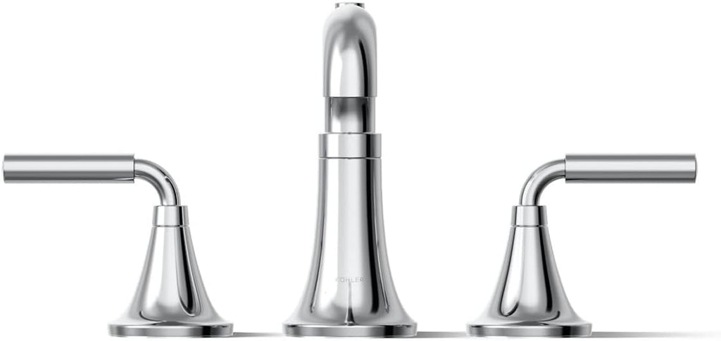 Kohler T26440-4-CP Tone™ Deck-Mount Bath Faucet Trim with Diverter, Polished Chrome | With Diverter