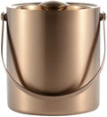 Ice Bucket Champagne Bucket Champagne Bucket Stainless Steel Ice Bucket Creative Ice Cube Container For Bar Ice Bucket Cold Storage Ice Buckets for Parties (Color : Gold, Size : 2L) (Rose Gold 3L)