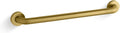 KOHLER K-14561-2MB Contemporary 18' Grab BAR, Vibrant Brushed Moderne Brass