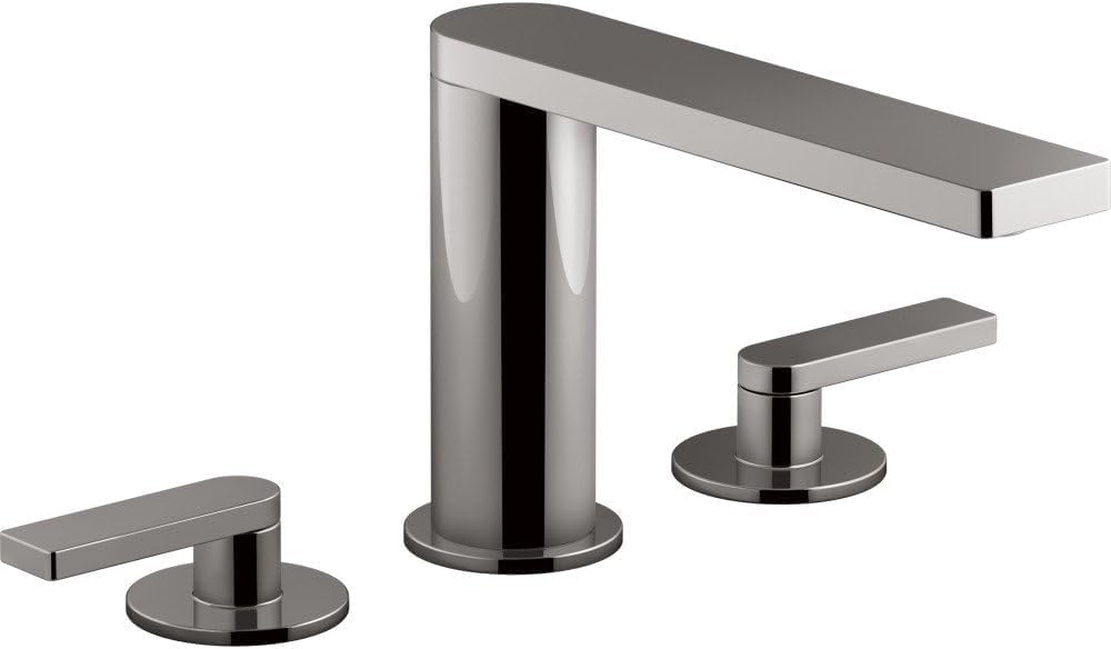 Kohler 73060-4-TT Composed® Widespread Bathroom Sink Faucet with Lever Handles, 1.2 gpm, Vibrant Titanium