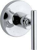 KOHLER Purist® Valve trim with lever handle for volume control valve, requires valve