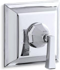 Kohler TS463-4V-CP Memoirs Series Deco Lever Handle, Spout, 2.5 GPM Showerhead Stately Rite-Temp Bath and Shower Valve Trim, Polished Chrome