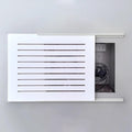 Electrical Panel Cover Ultra-thin Breathable Electric Meter Box Cover, Two-Way Push-Pull Circuit Breaker Box Panel Cover, Self-adhesive Distribution Box Creative Lid(White b,60 x 50 cm/23.6 x 19.7 in)