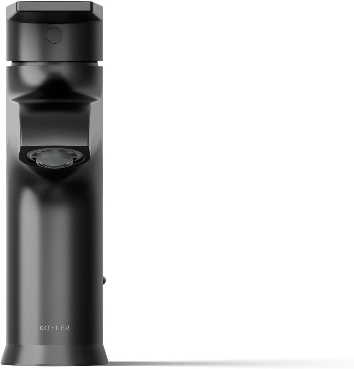 KOHLER K-37894-4-BL Hint® Centerset Bathroom Sink Faucet, Bathroom Faucets for Sink 3-Hole, 1.2 GPM, Matte Black