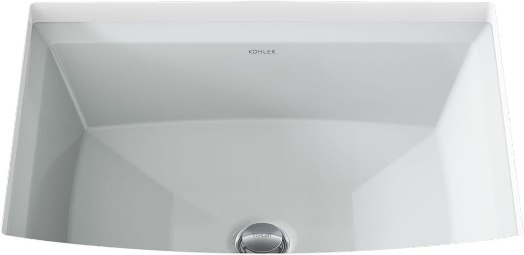 Kohler 2355-95 Archer® 20' rectangular undermount bathroom sink, Ice Grey
