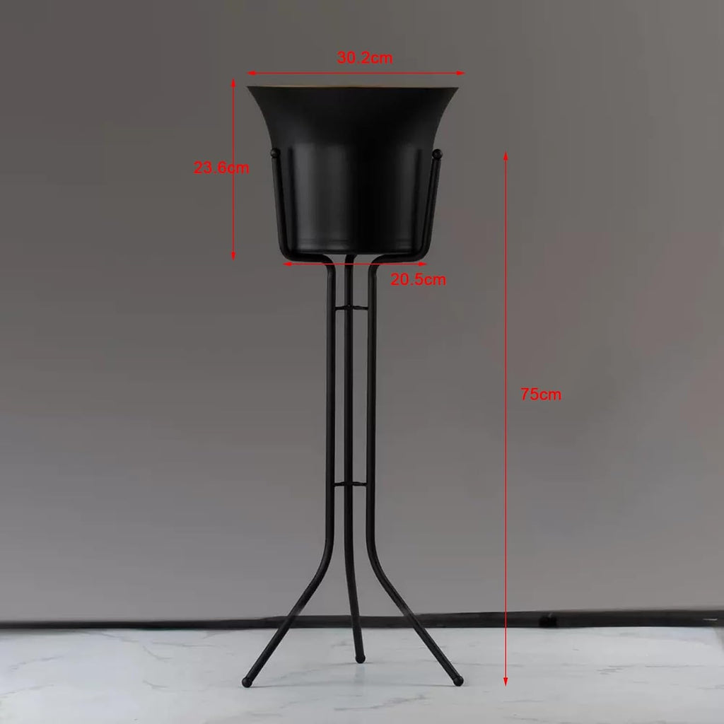 Portable Stainless Steel Wine Ice Bucket with Stand Chiller on Kitchen and Bar Ware Beverage Barware Accessories Party