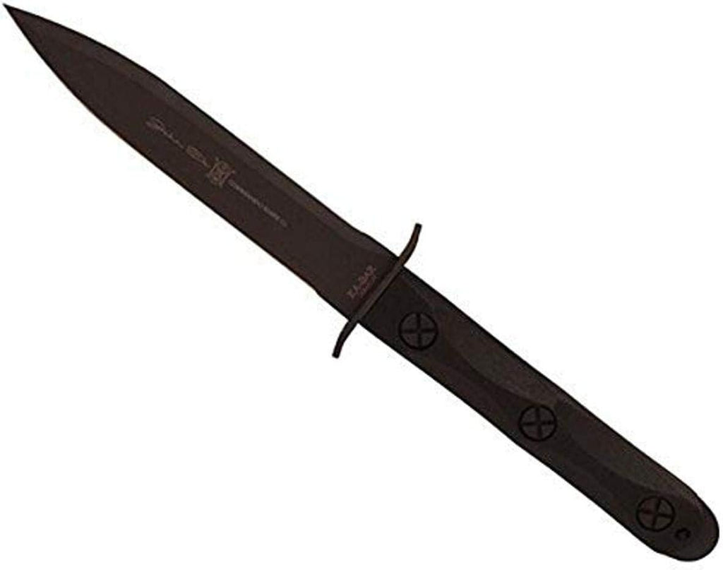 KA-BAR John Ek Commando Knife Co. - EK44 a 6.625 inch 1095 Cro-Van Steel Blade sets in a Glass Filled Nylon Handle 12.625 inch Overall. 56-58 HRC Made in USA
