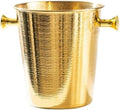 Ice Bucket, Golden Stainless Steel Ice Bucket, Home Party Ice Wine Bucket Ice Buckets for Parties(Gold,Small)