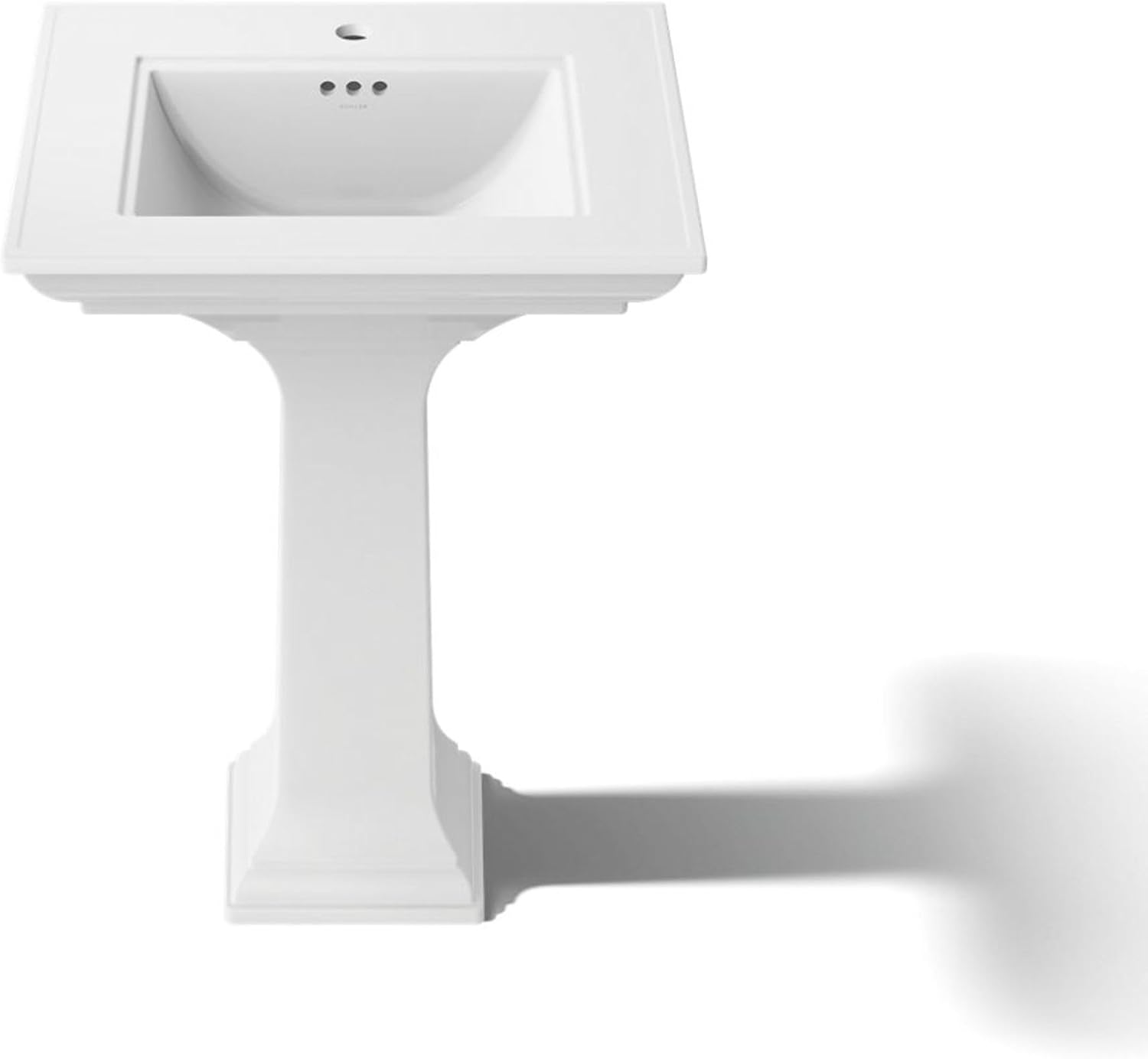 Kohler 2337-8-NY Memoirs® Stately 22-3/4' rectangular drop-in bathroom sink, Dune