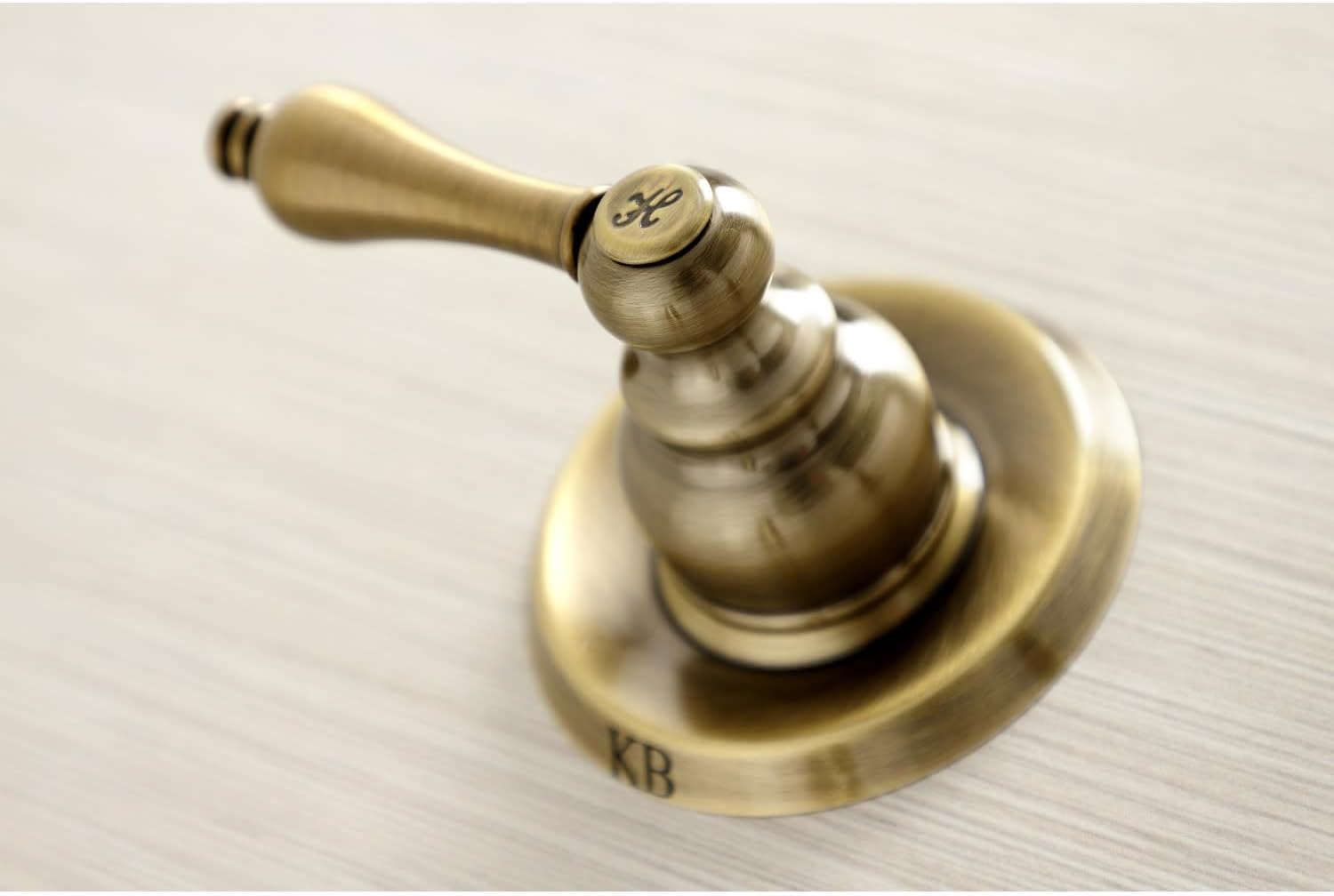 Kingston Brass KB243ALAB Victorian Double-Handle Tub and Shower Faucet in Antique Brass