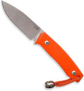 LionSTEEL M1 Bushcraft Fixed Blade Knife, M390 Sintered Steel Blade, Leather Sheath